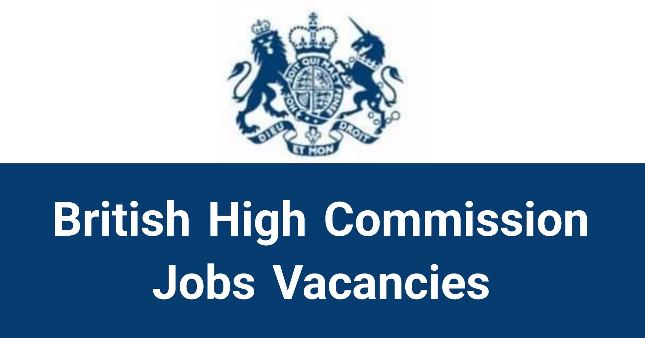 British High Commission Jobs Vacancies