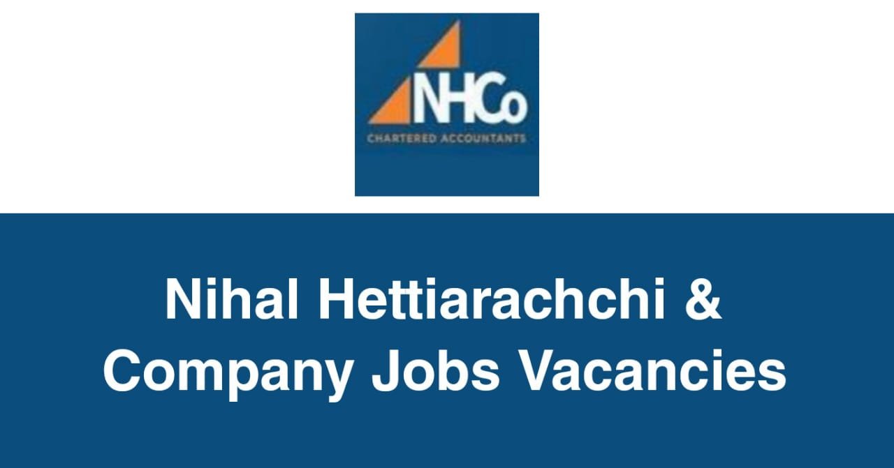Nihal Hettiarachchi & Company Jobs Vacancies