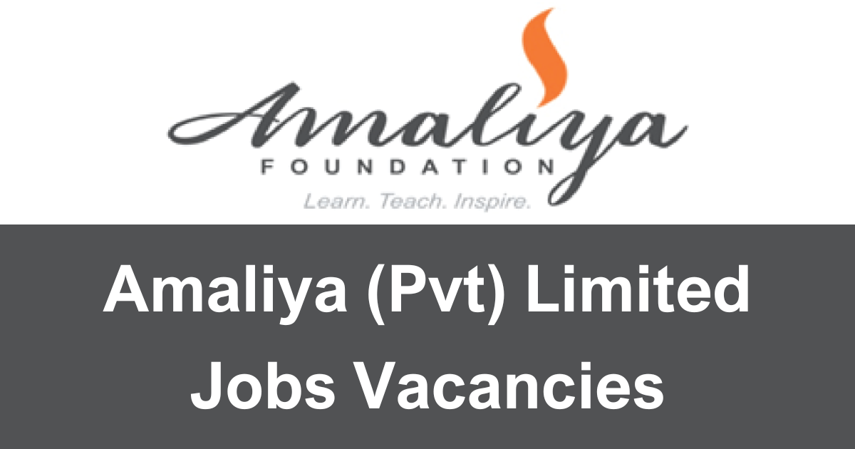 Amaliya (Pvt) Limited Jobs Vacancies