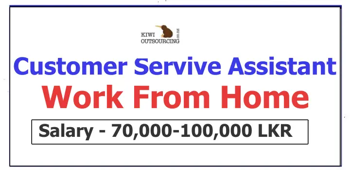 Job vacancy for a Customer Service Assistant - Work-from-home position